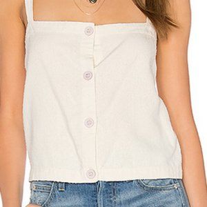 LACAUSA Cream top from Revolve size small